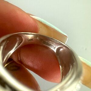 14k White Gold Diamond Effy Ring